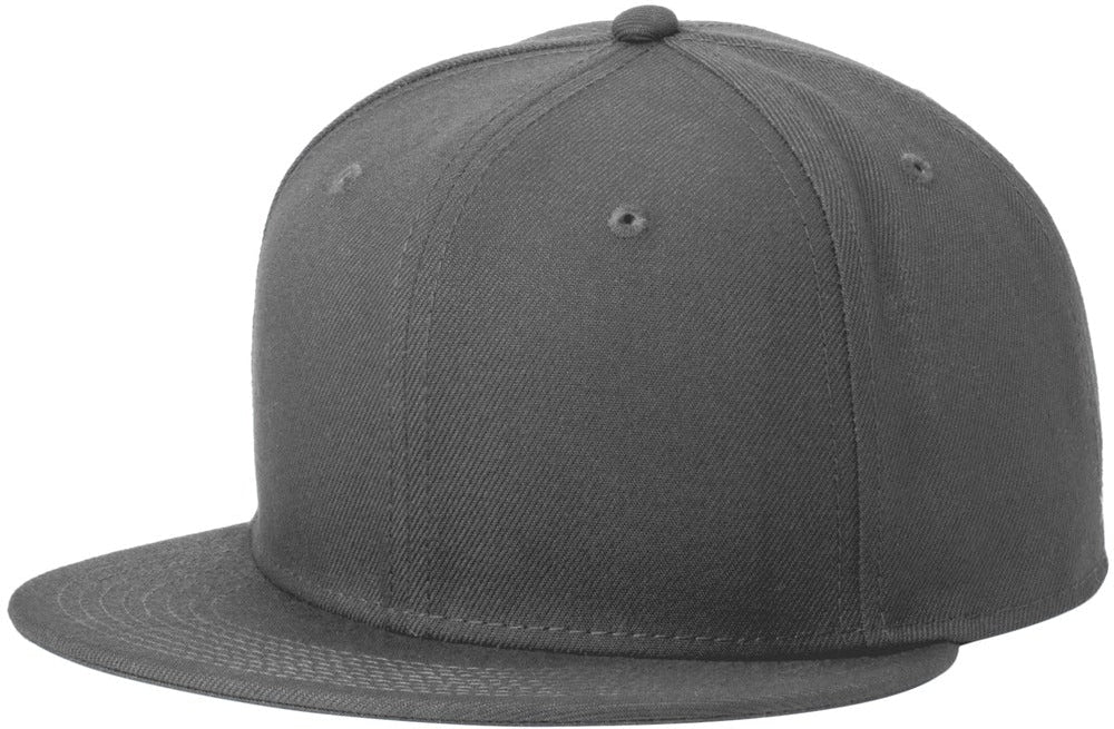 no-logo New Era Standard Fit Flat Bill Snapback Cap-New Era-Thread Logic