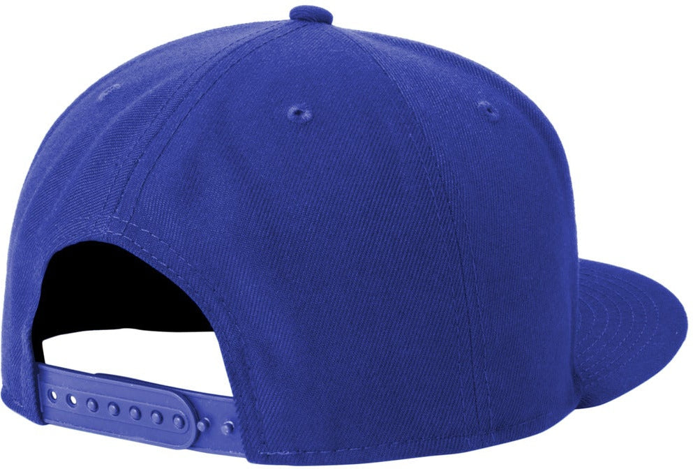 no-logo New Era Standard Fit Flat Bill Snapback Cap-New Era-Thread Logic