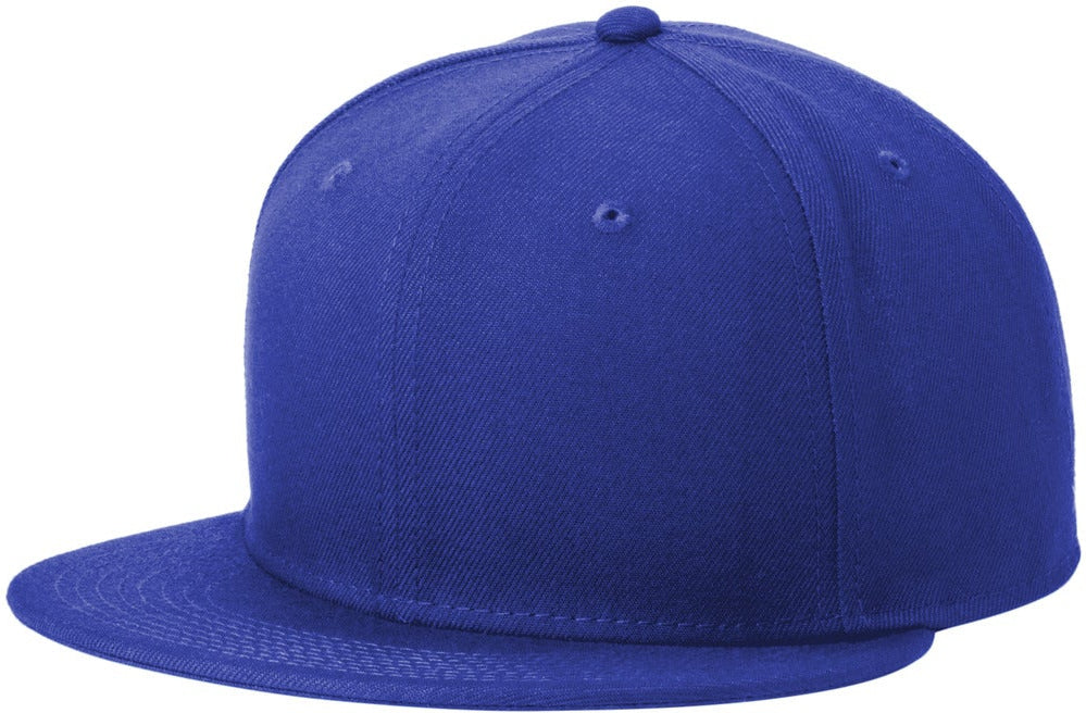 no-logo New Era Standard Fit Flat Bill Snapback Cap-New Era-Thread Logic