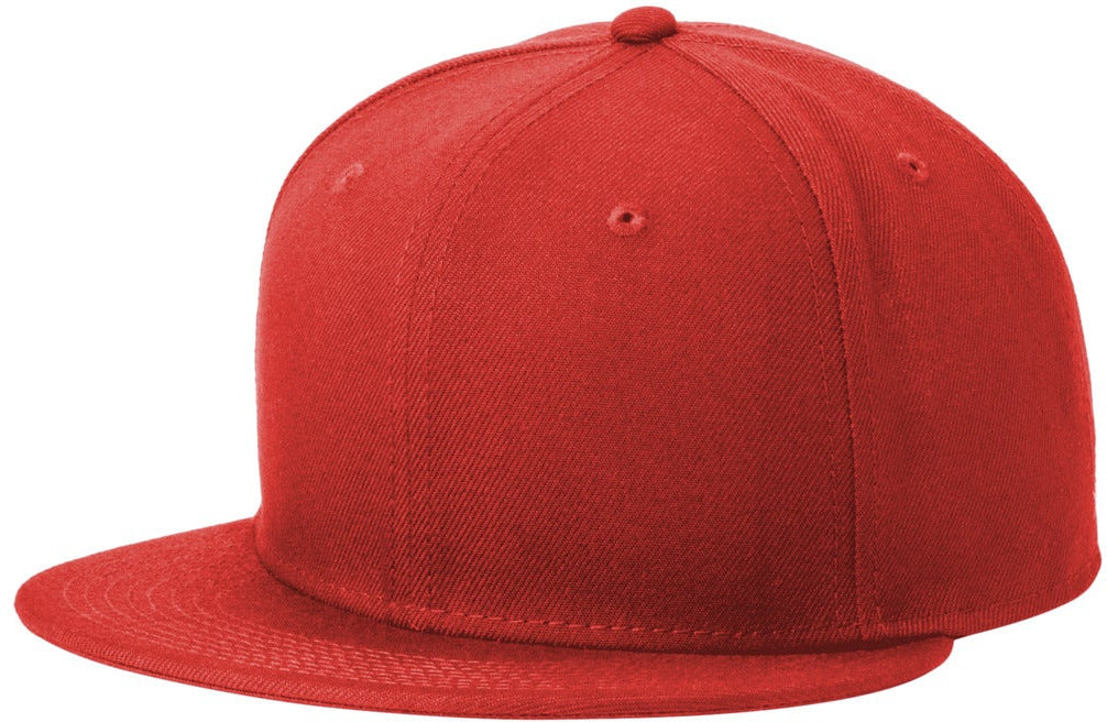 no-logo New Era Standard Fit Flat Bill Snapback Cap-New Era-Thread Logic