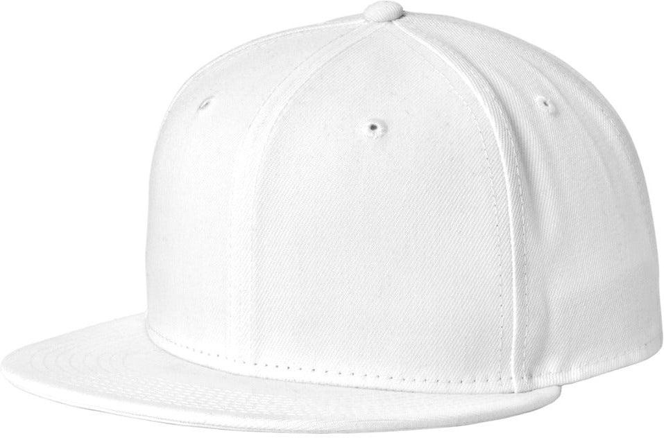 no-logo New Era Standard Fit Flat Bill Snapback Cap-New Era-Thread Logic