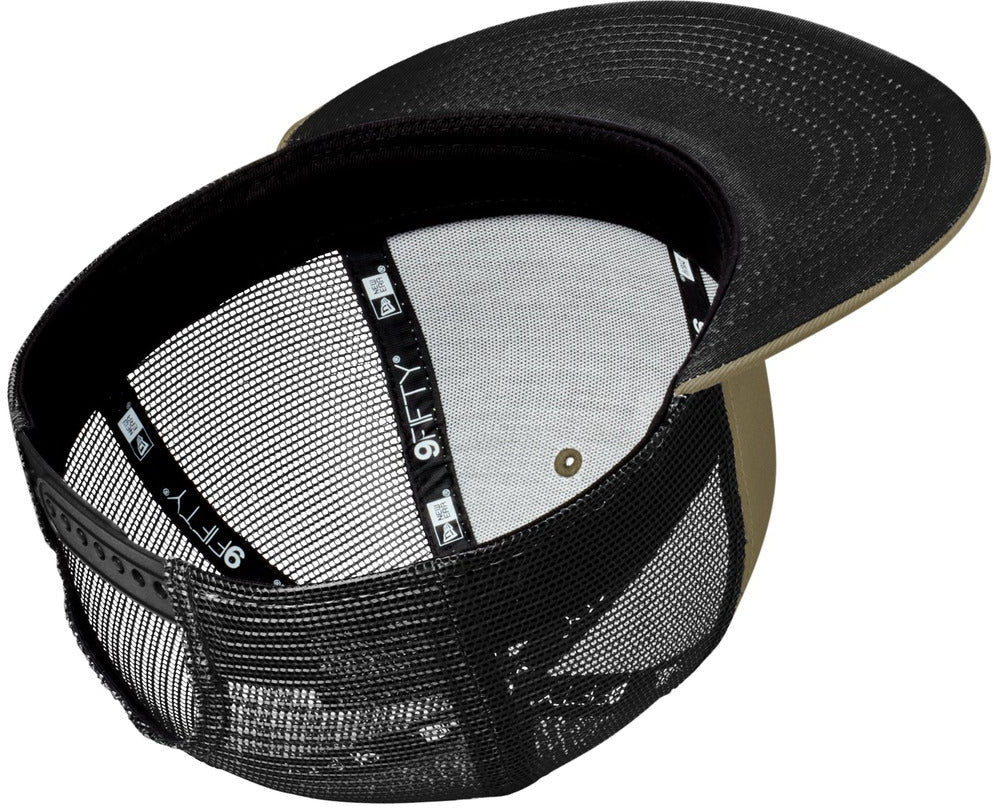 no-logo New Era Standard Fit Snapback Trucker Cap-New Era-Olive/ Black-OSFA-Thread Logic