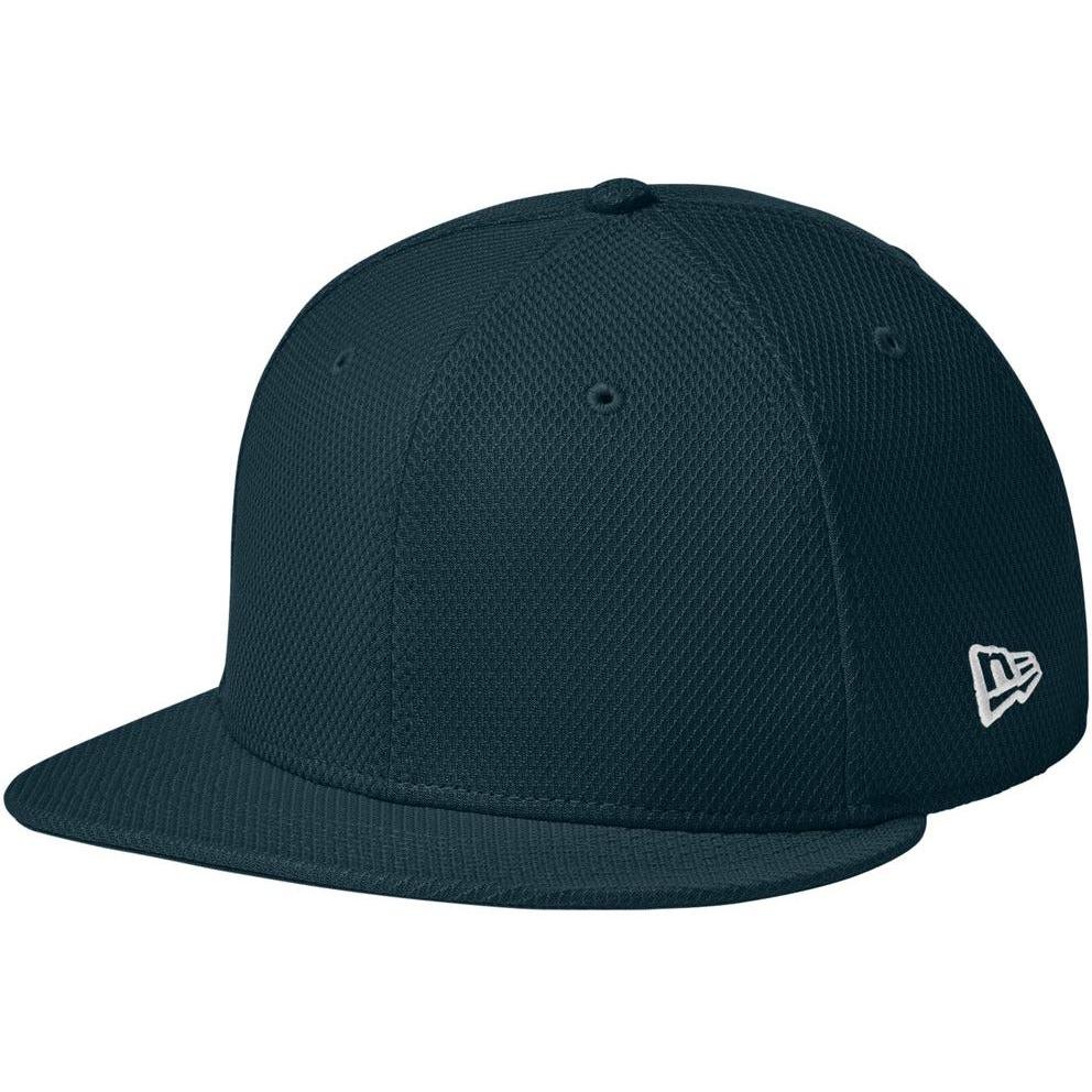 no-logo New Era Original Fit Diamond Era Flat Bill Snapback Cap-Headwear-New Era-Flag Deep Navy-OSFA-Thread Logic
