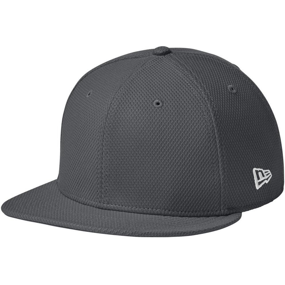 no-logo New Era Original Fit Diamond Era Flat Bill Snapback Cap-Headwear-New Era-Flag Graphite-OSFA-Thread Logic