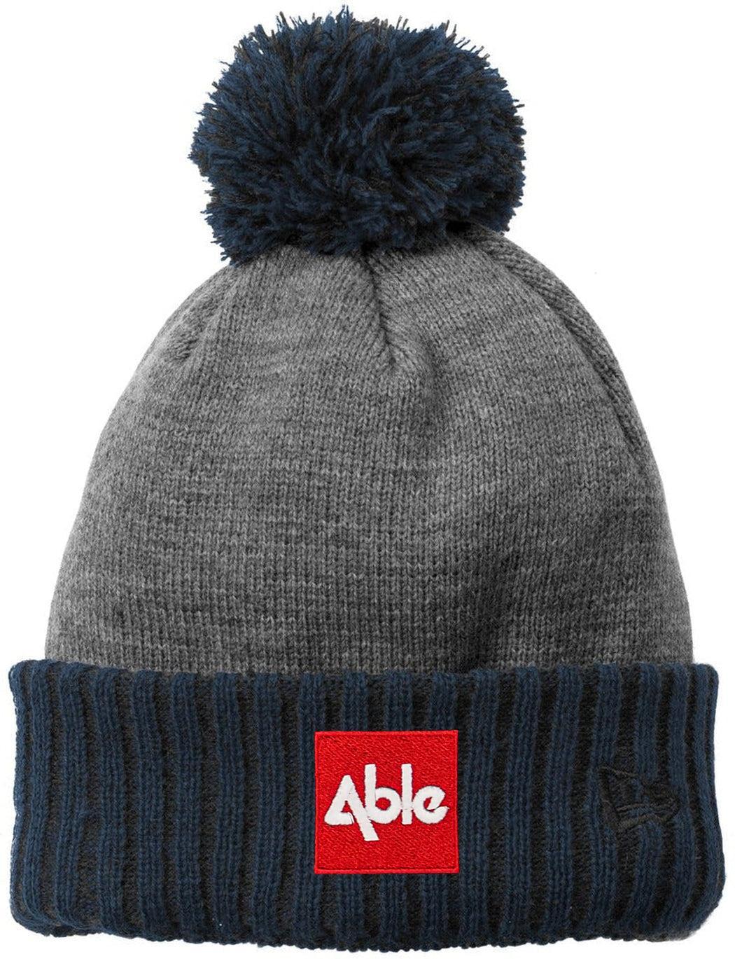 New Era Colorblock Cuffed Beanie with custom embroidery | Thread Logic