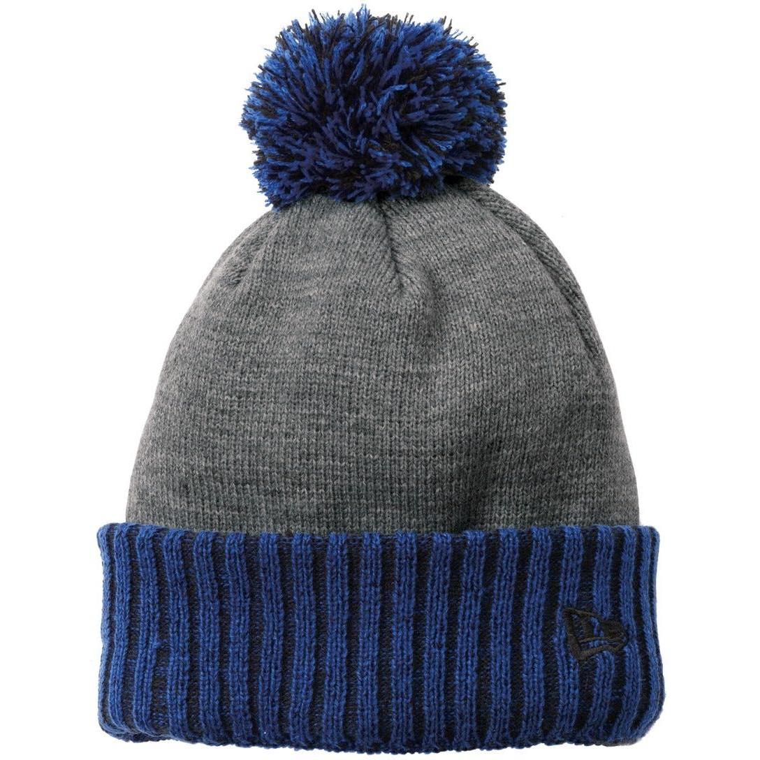 no-logo 4-DAY EXPRESS - New Era Colorblock Cuffed Beanie-Headwear-New Era-Royal/ Heather Grey-OSFA-Thread Logic