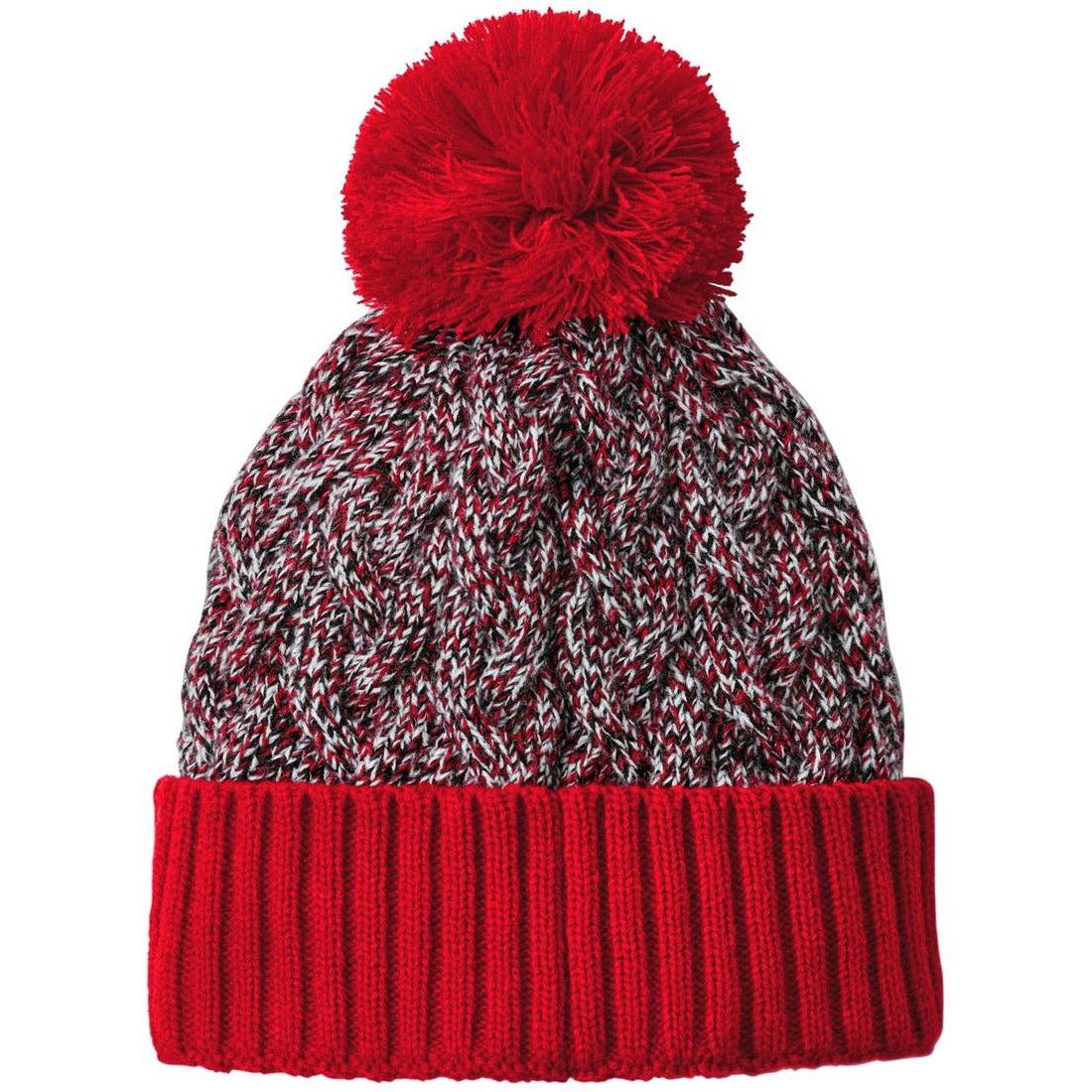 New Era Marled Knit Pom Beanie