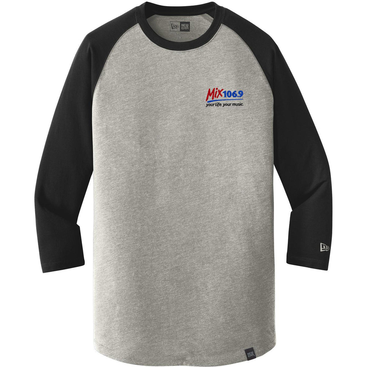 no-logo New Era Heritage 3/4-Sleeve Baseball Raglan Tee-Regular-New Era-Thread Logic