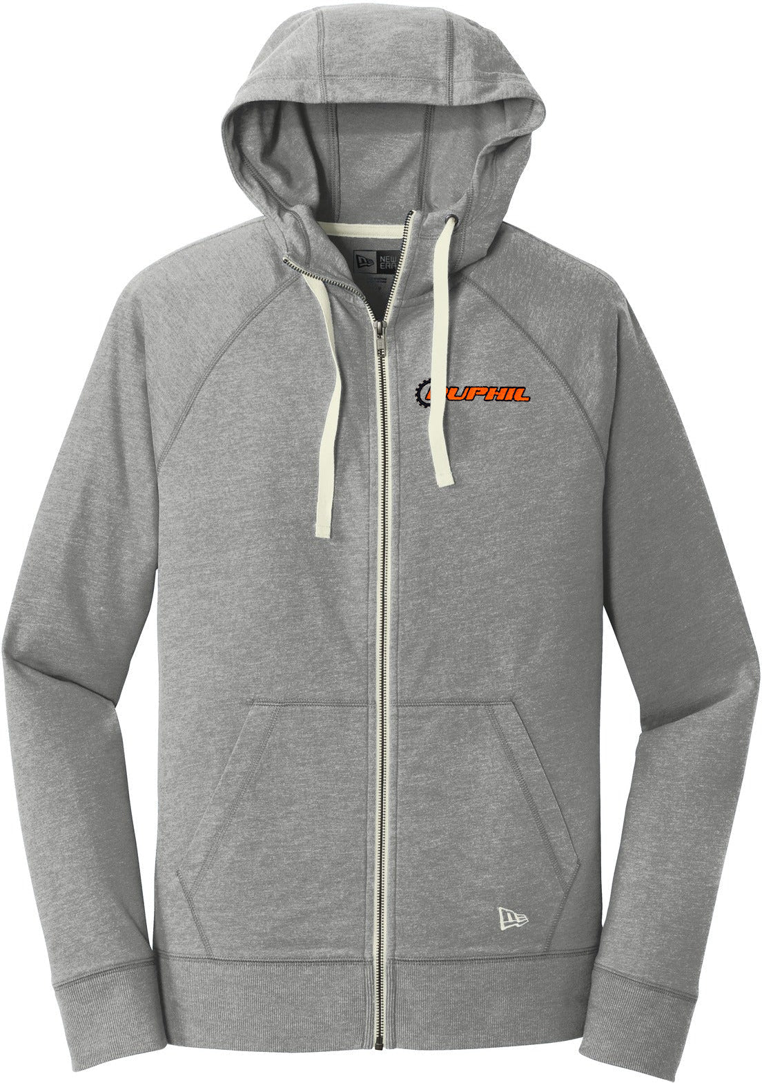 New Era NEA122 Full-Zip Sweatshirt with Custom Embroidery