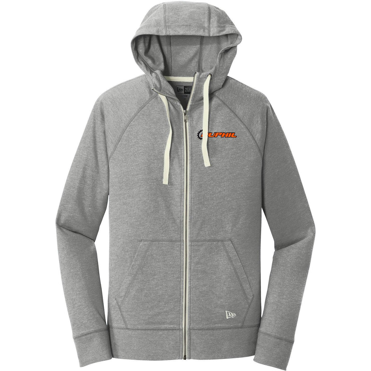 no-logo New Era Sueded Cotton Full-Zip Hoodie-Full Zips-New Era-Thread Logic