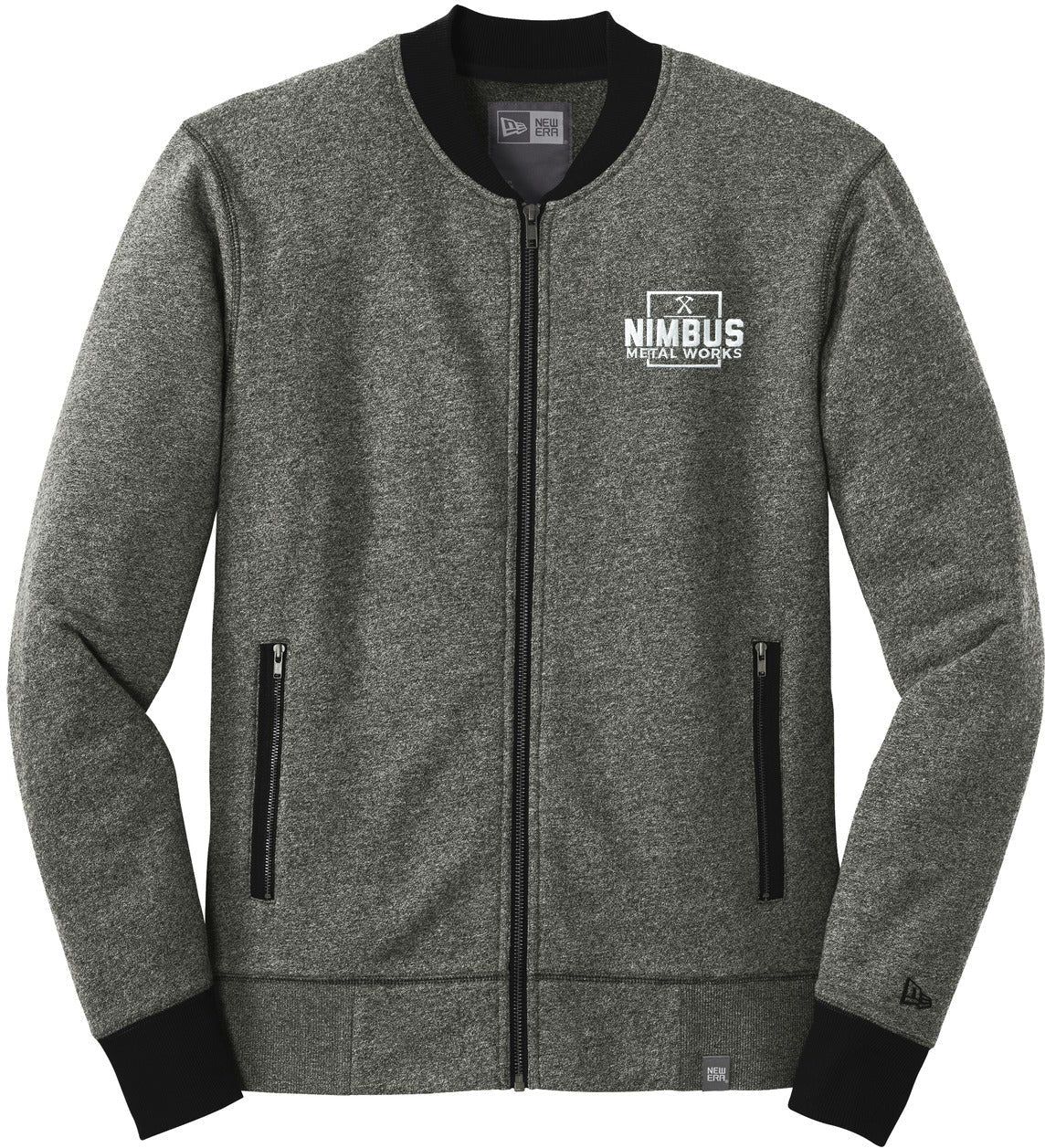 New Era NEA503 Full-Zip Sweatshirt with Custom Embroidery
