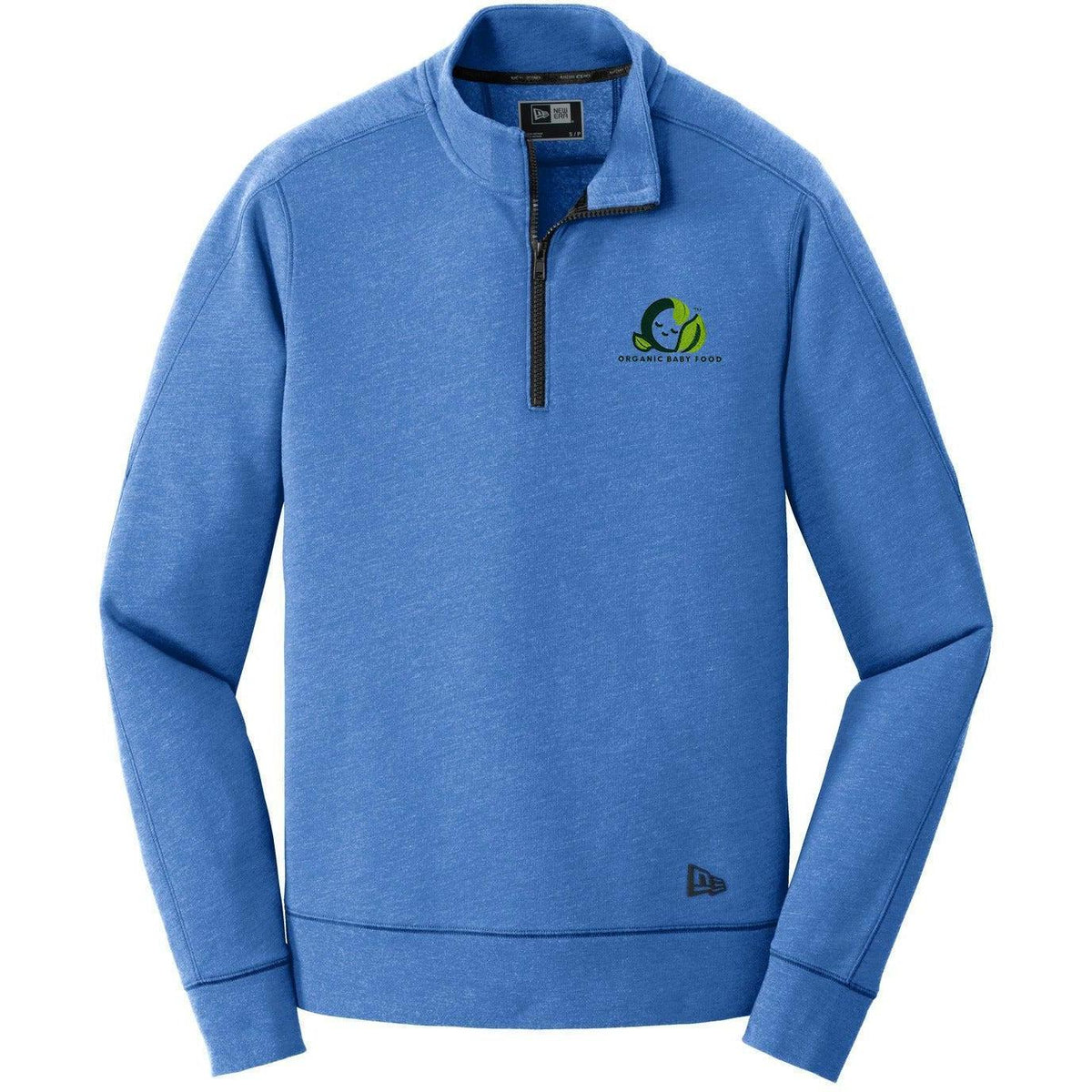 no-logo New Era Tri-Blend Fleece 1/4-Zip Pullover-Quarter Zips-New Era-Thread Logic