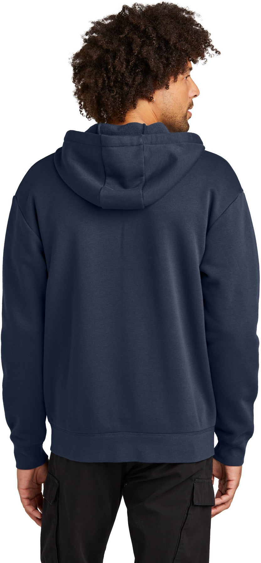 no-logo New Era Heritage Fleece Full-Zip Hoodie-New Era-Thread Logic