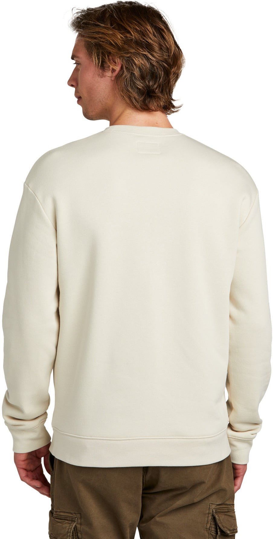 no-logo New Era Heritage Fleece Pocket Crew-New Era-Thread Logic