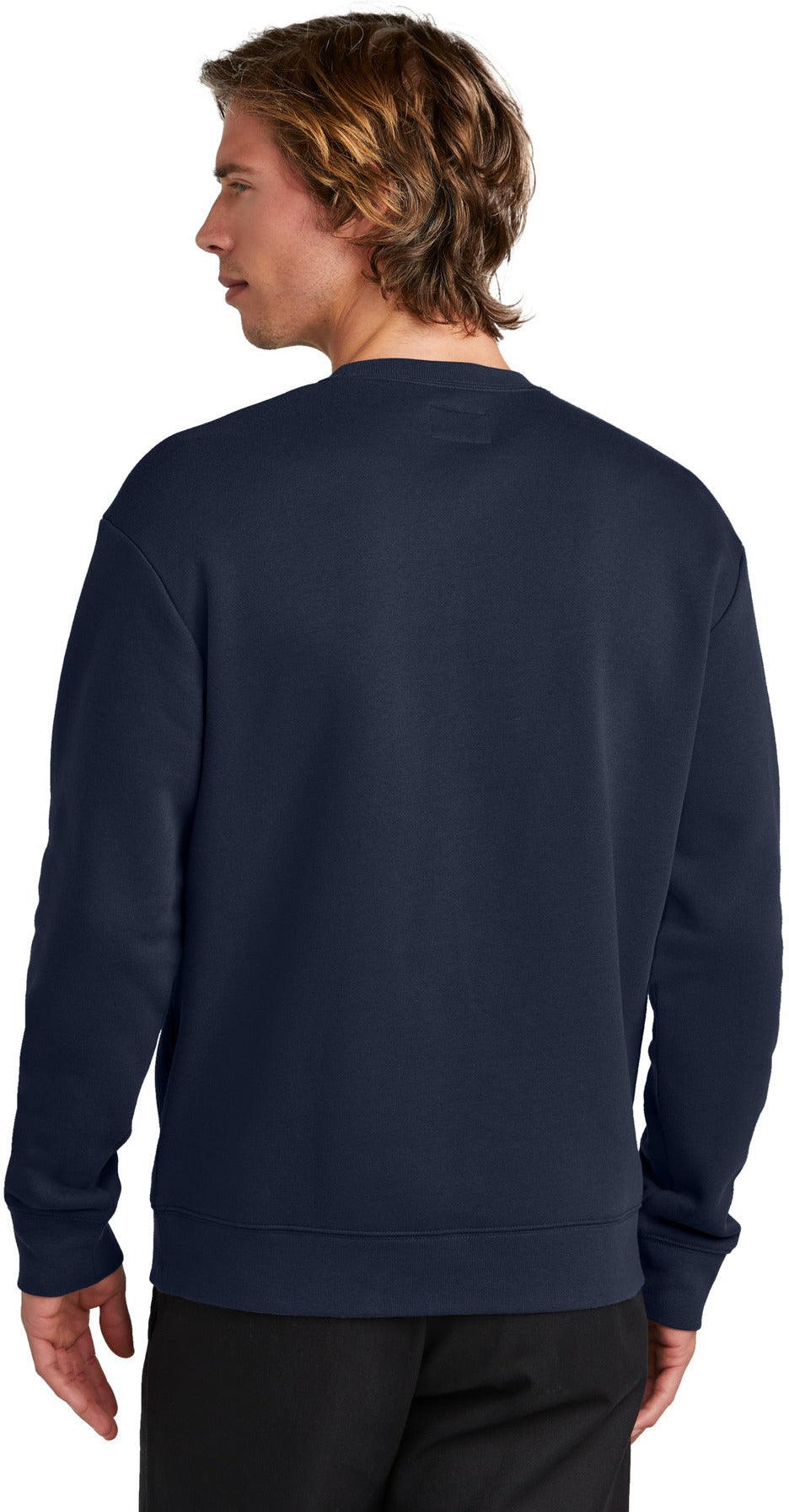 no-logo New Era Heritage Fleece Pocket Crew-New Era-Thread Logic