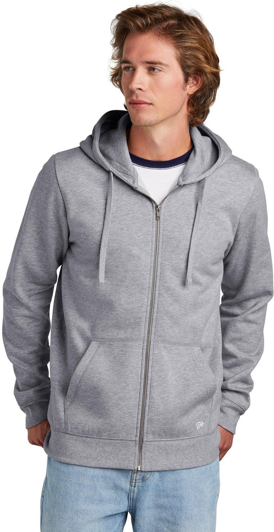 no-logo New Era Comeback Fleece Full-Zip Hoodie-New Era-Thread Logic