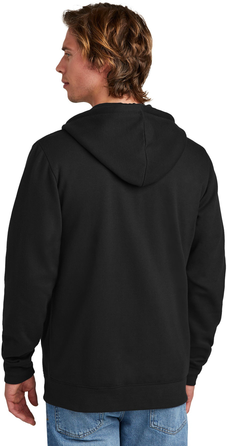 no-logo New Era Comeback Fleece Full-Zip Hoodie-New Era-Thread Logic