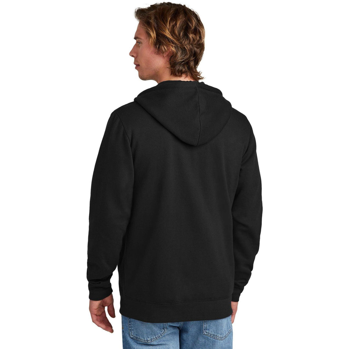 no-logo New Era Comeback Fleece Full-Zip Hoodie-New Era-Thread Logic