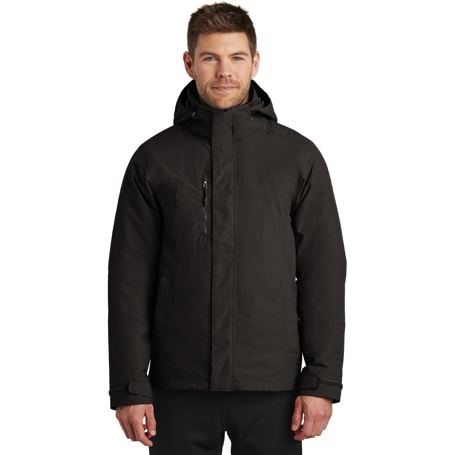 no-logo CLOSEOUT - The North Face Traverse Triclimate 3-in-1 Jacket-The North Face-TNF Black/TNF Black-XL-Thread Logic