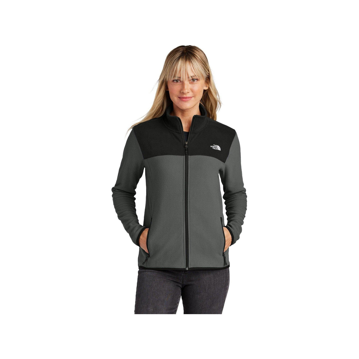 no-logo The North Face Ladies Glacier Full-Zip Fleece Jacket-The North Face-Thread Logic