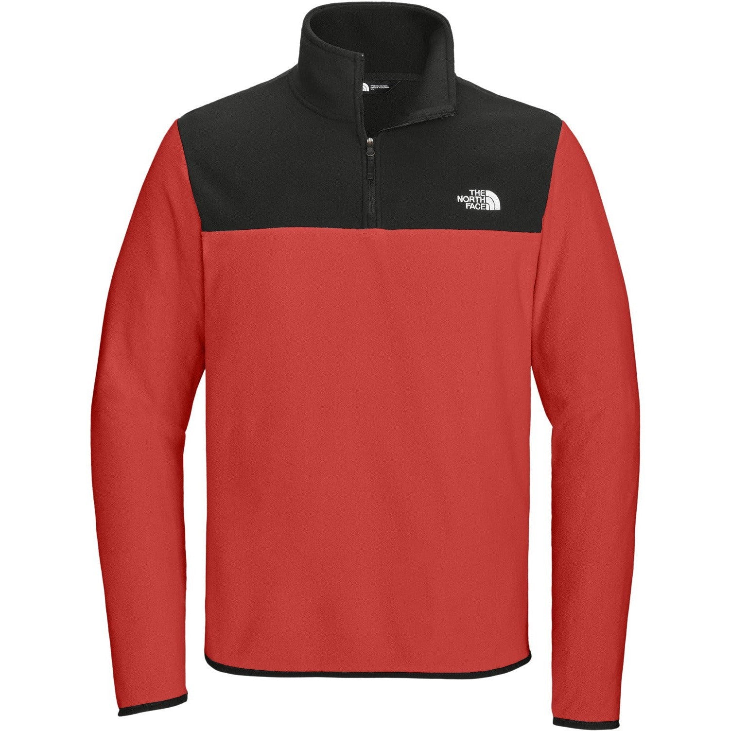 The North Face Glacier 1/4-Zip Fleece-The North Face-Rage Red /TNF Black-S-Thread Logic
