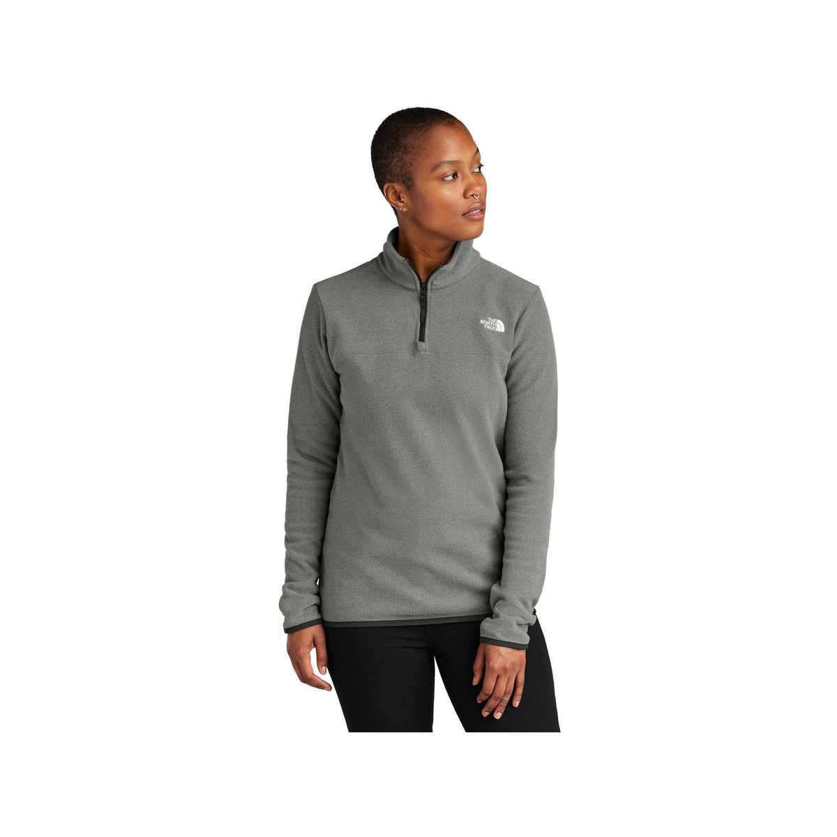 no-logo The North Face Ladies Glacier 1/4-Zip Fleece-The North Face-Thread Logic