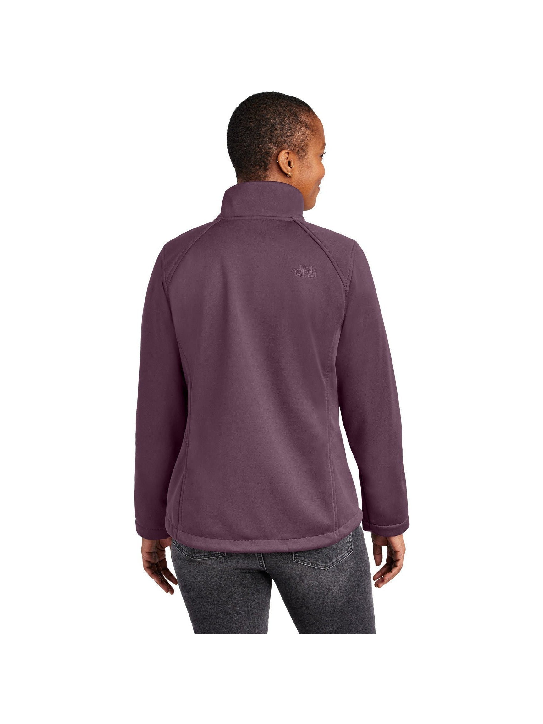 no-logo The North Face Ladies Chest Logo Ridgewall Soft Shell Jacket-The North Face-Thread Logic