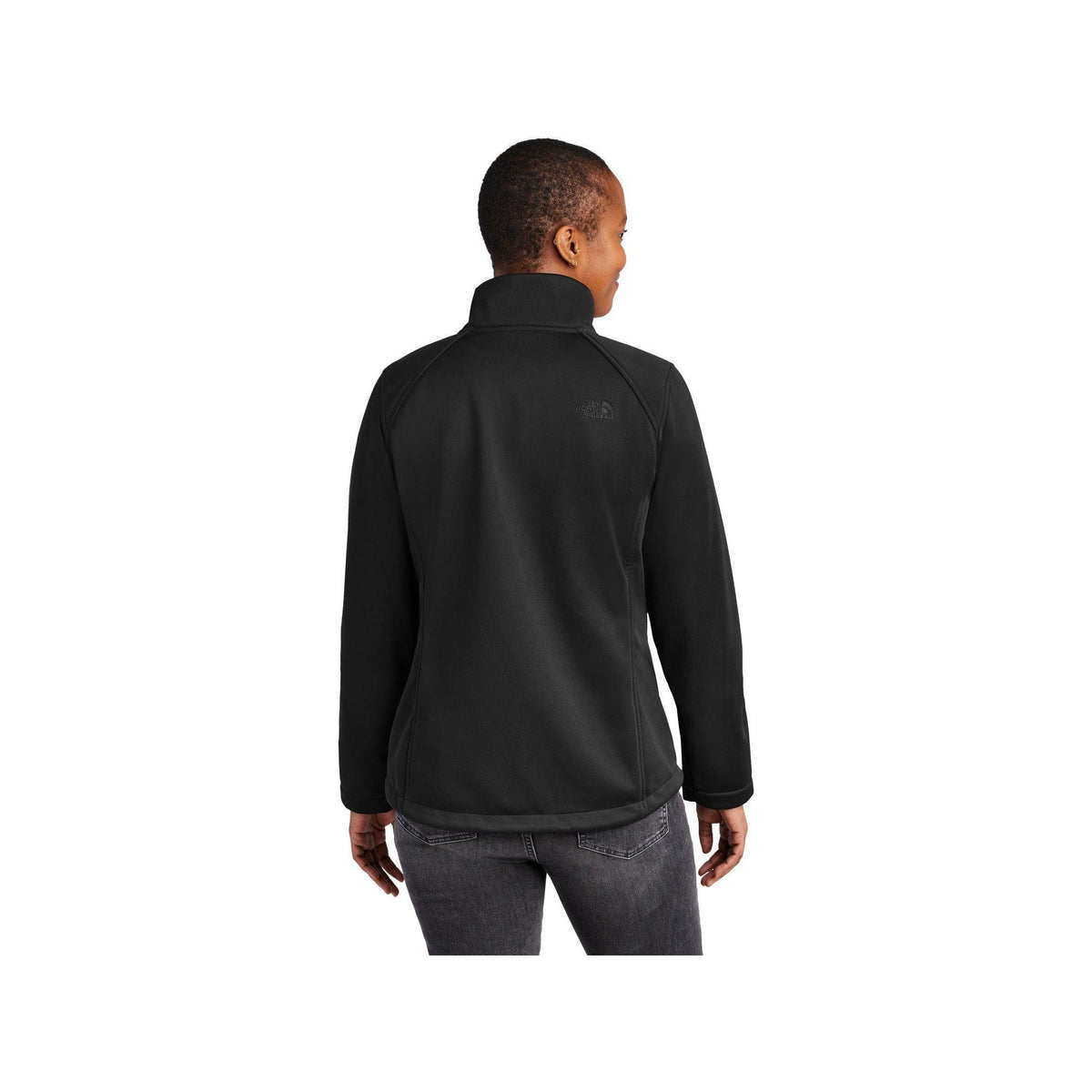 no-logo The North Face Ladies Chest Logo Ridgewall Soft Shell Jacket-The North Face-Thread Logic