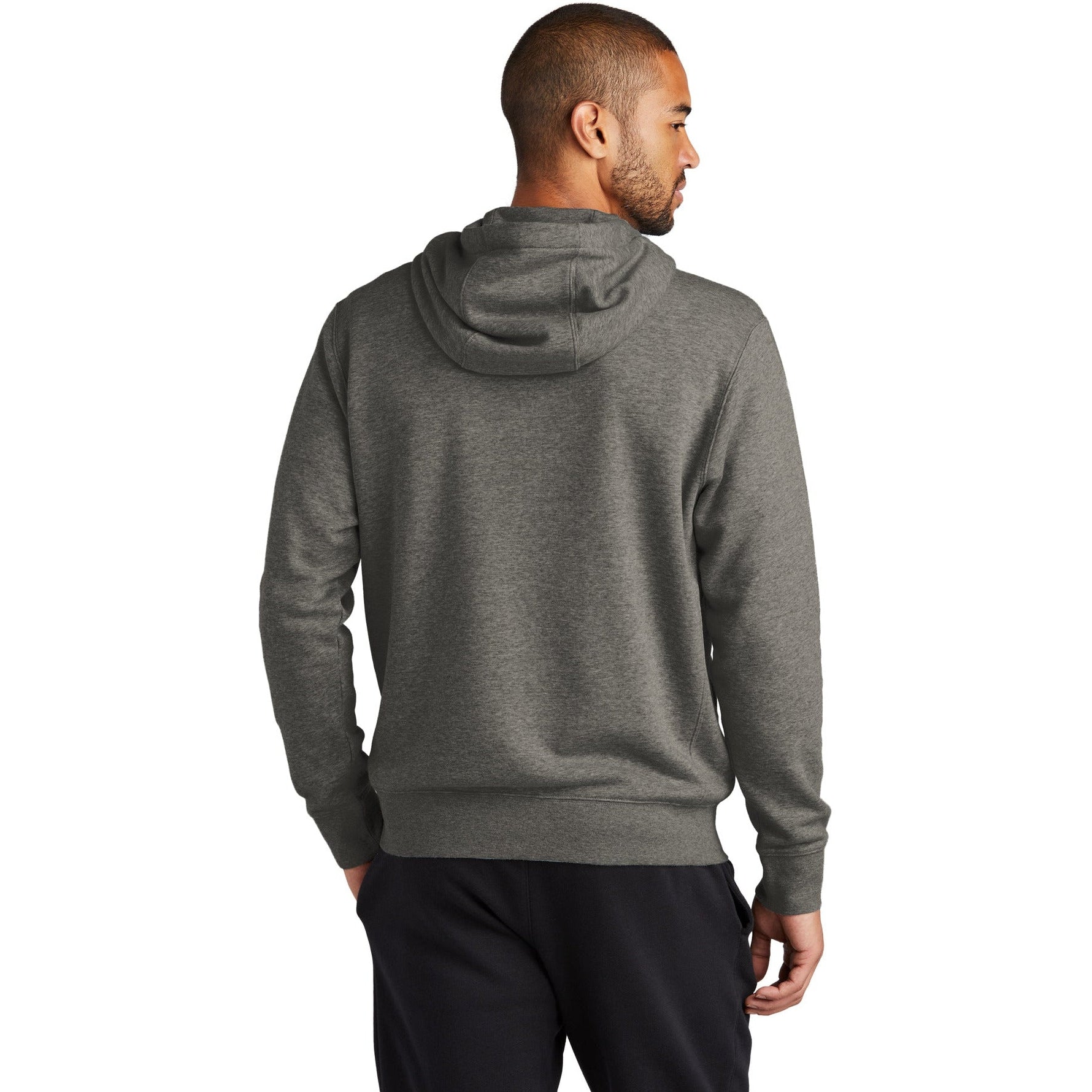 no-logo NIKE Club Fleece Sleeve Swoosh Full-Zip Hoodie-Apparel-NIKE-Thread Logic
