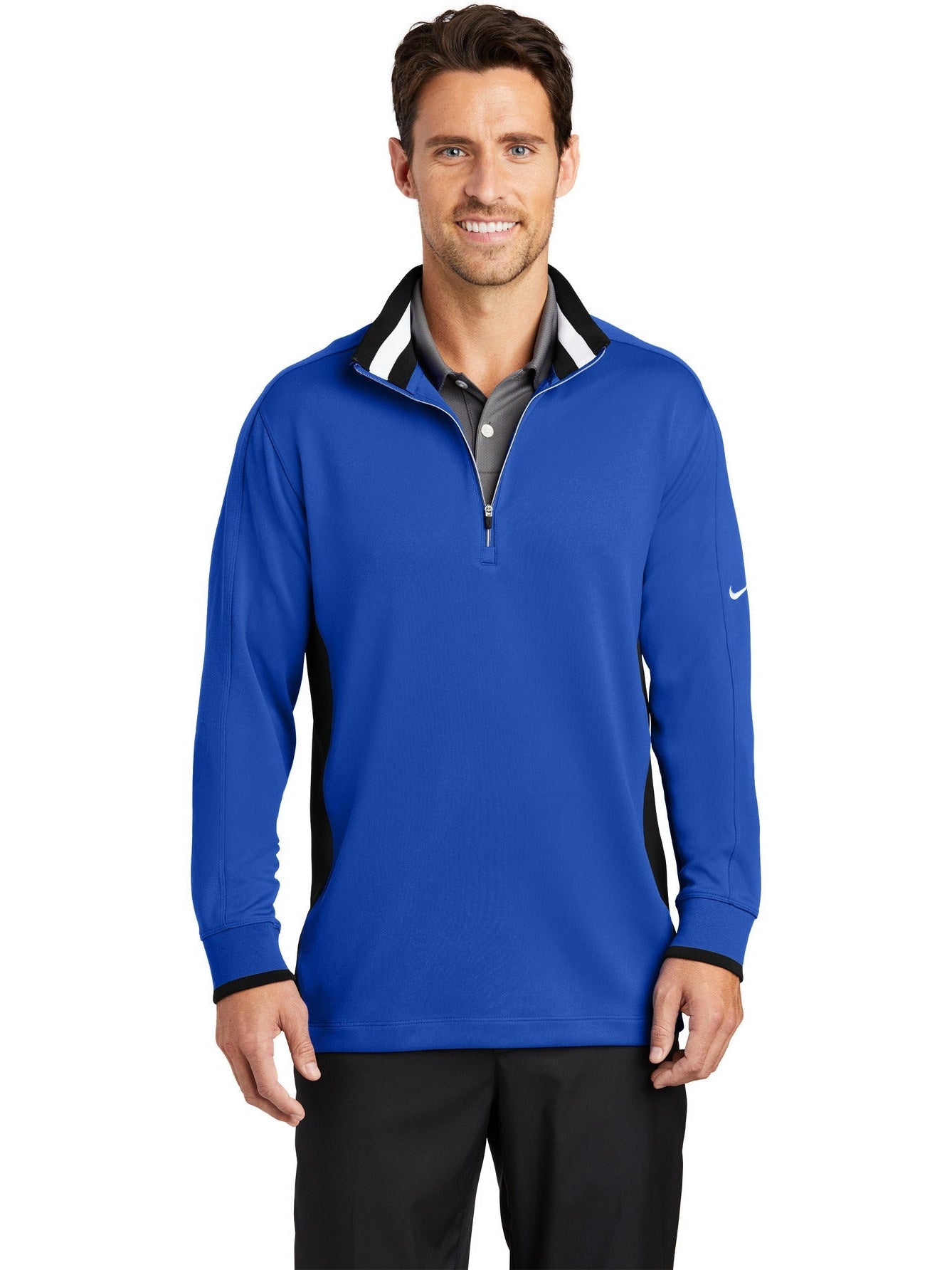 no-logo NIKE Dri-FIT 1/2-Zip Cover-Up-Regular-NIKE-Thread Logic