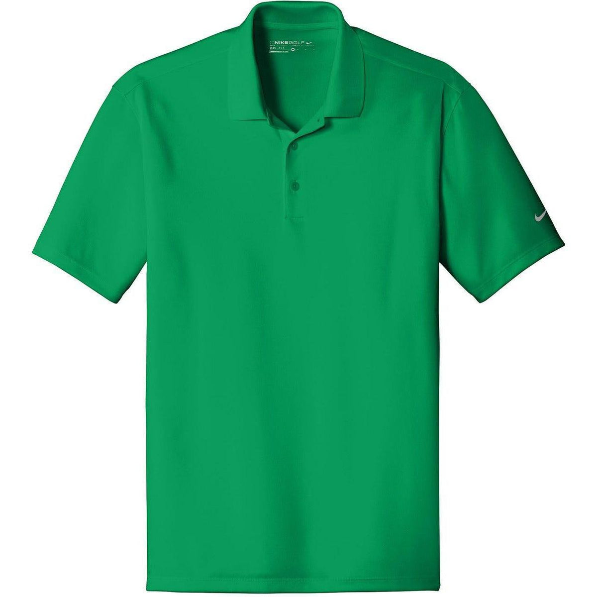 no-logo NIKE Dri-FIT Classic Fit Players Polo with Flat Knit Collar