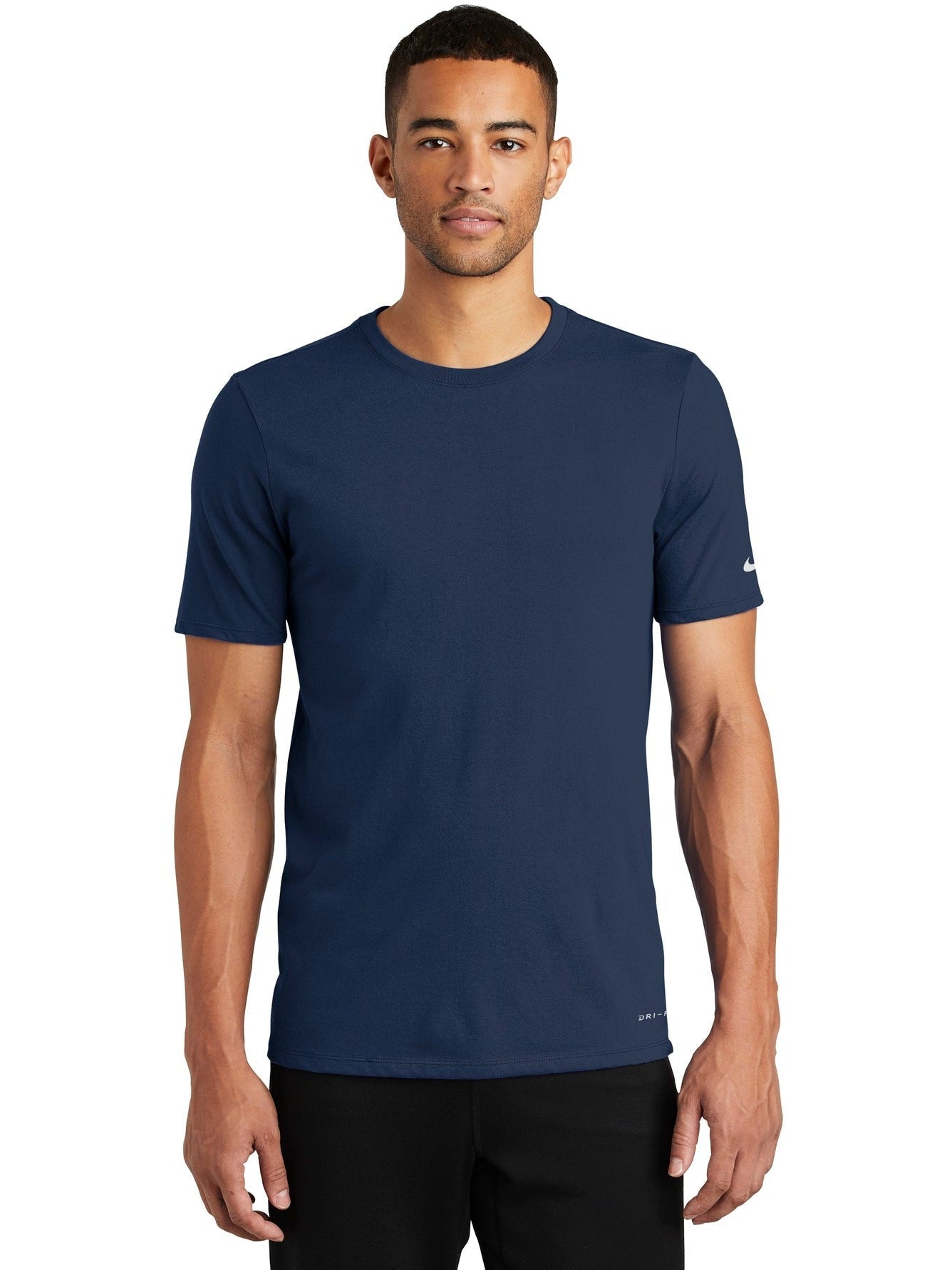 no-logo NIKE Dri-FIT Cotton/Poly Tee-Regular-NIKE-Thread Logic