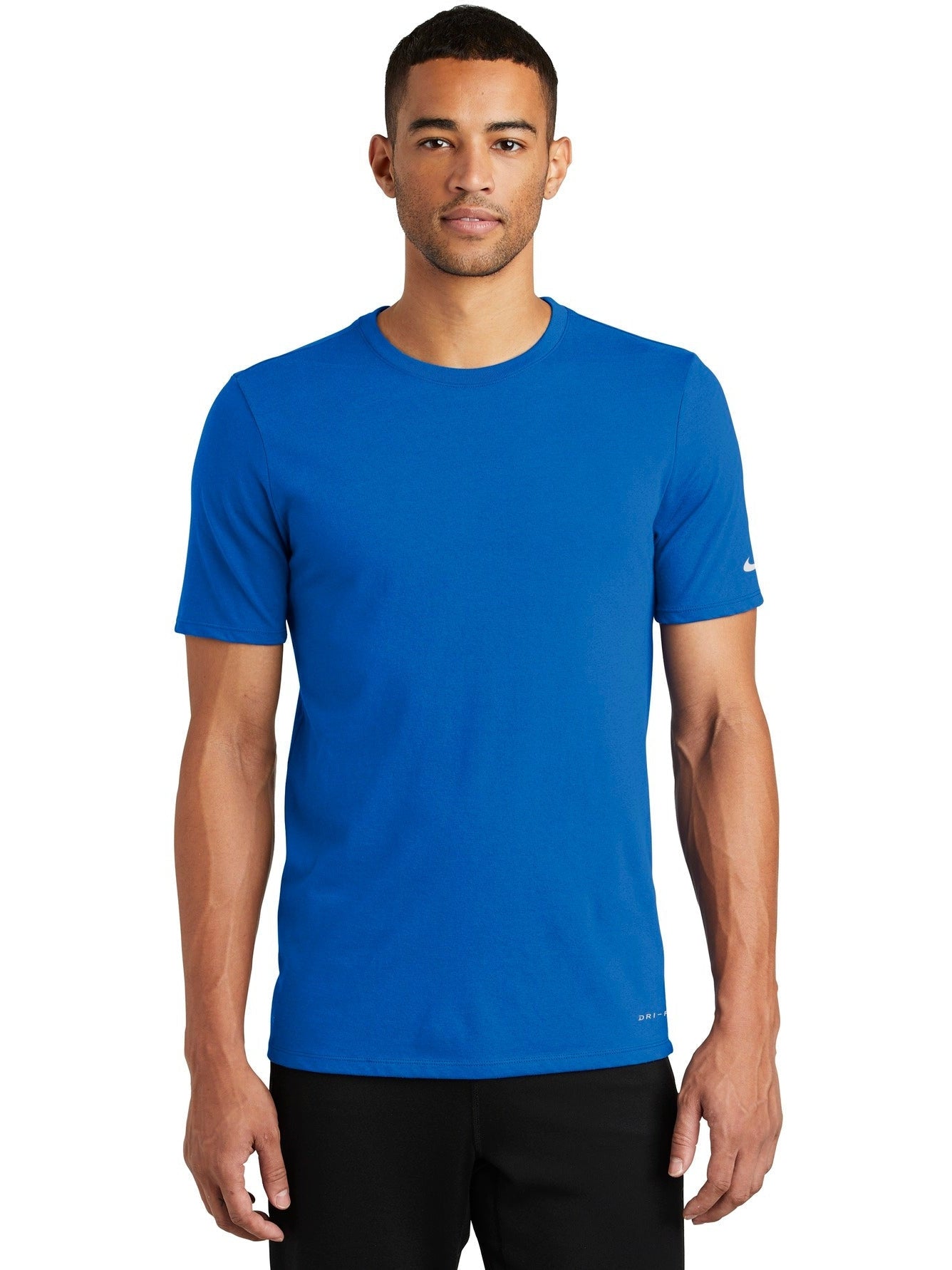 no-logo NIKE Dri-FIT Cotton/Poly Tee-Regular-NIKE-Thread Logic