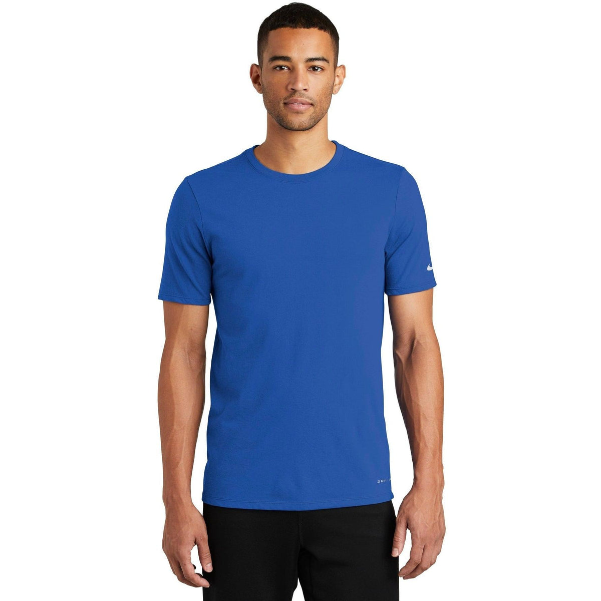 no-logo NIKE Dri-FIT Cotton/Poly Tee-Polos-Nike-Thread Logic