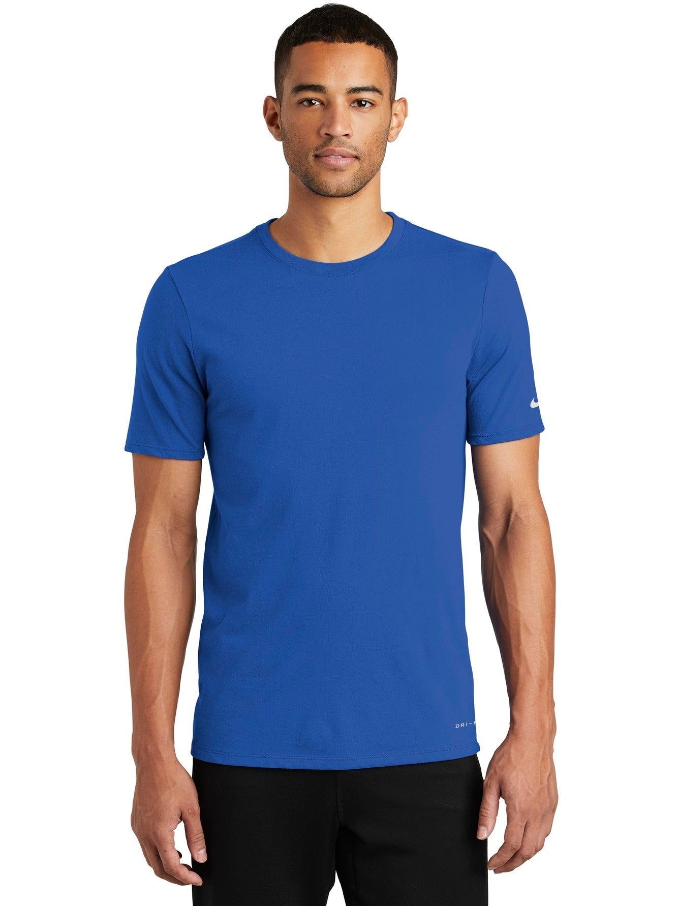 no-logo NIKE Dri-FIT Cotton/Poly Tee-Regular-NIKE-Thread Logic