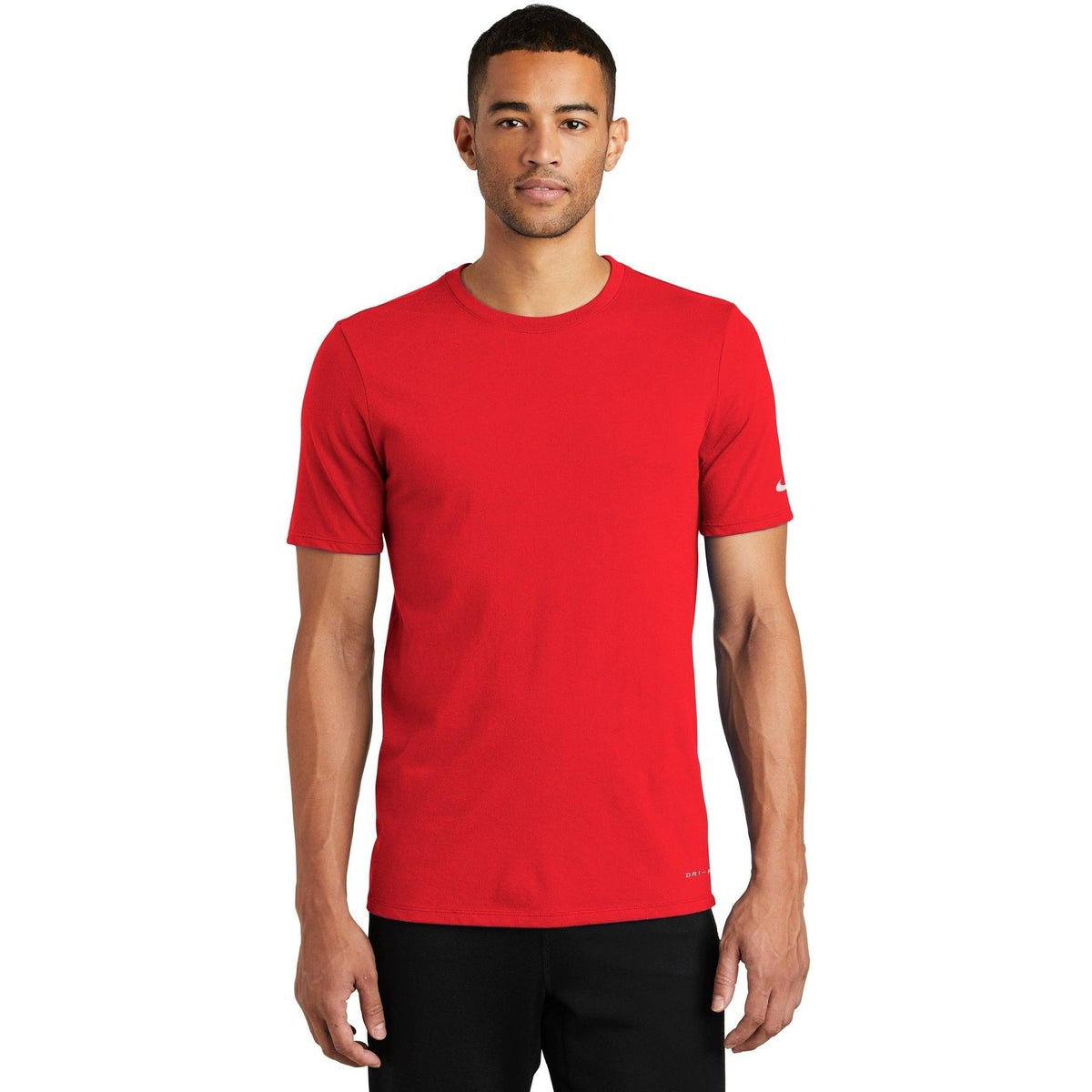 no-logo NIKE Dri-FIT Cotton/Poly Tee-Polos-Nike-Thread Logic