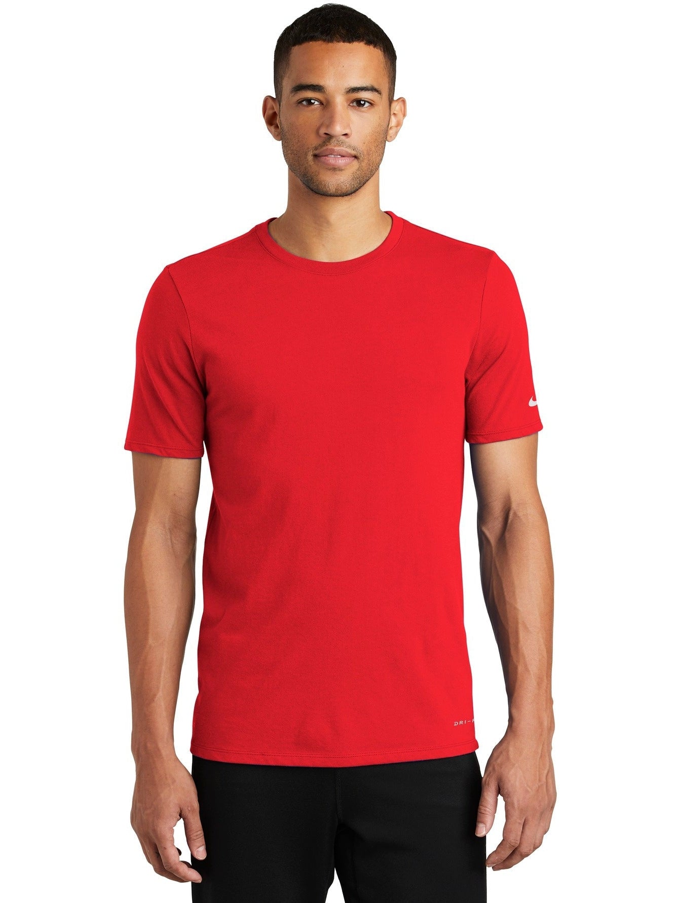 no-logo NIKE Dri-FIT Cotton/Poly Tee-Regular-NIKE-Thread Logic