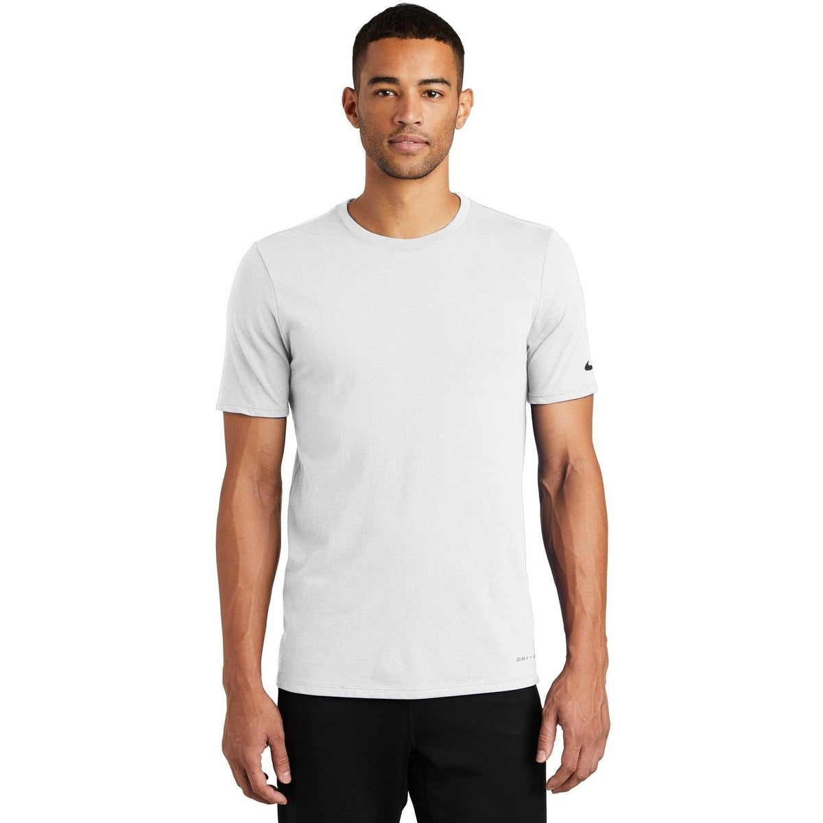 no-logo NIKE Dri-FIT Cotton/Poly Tee-Polos-Nike-Thread Logic