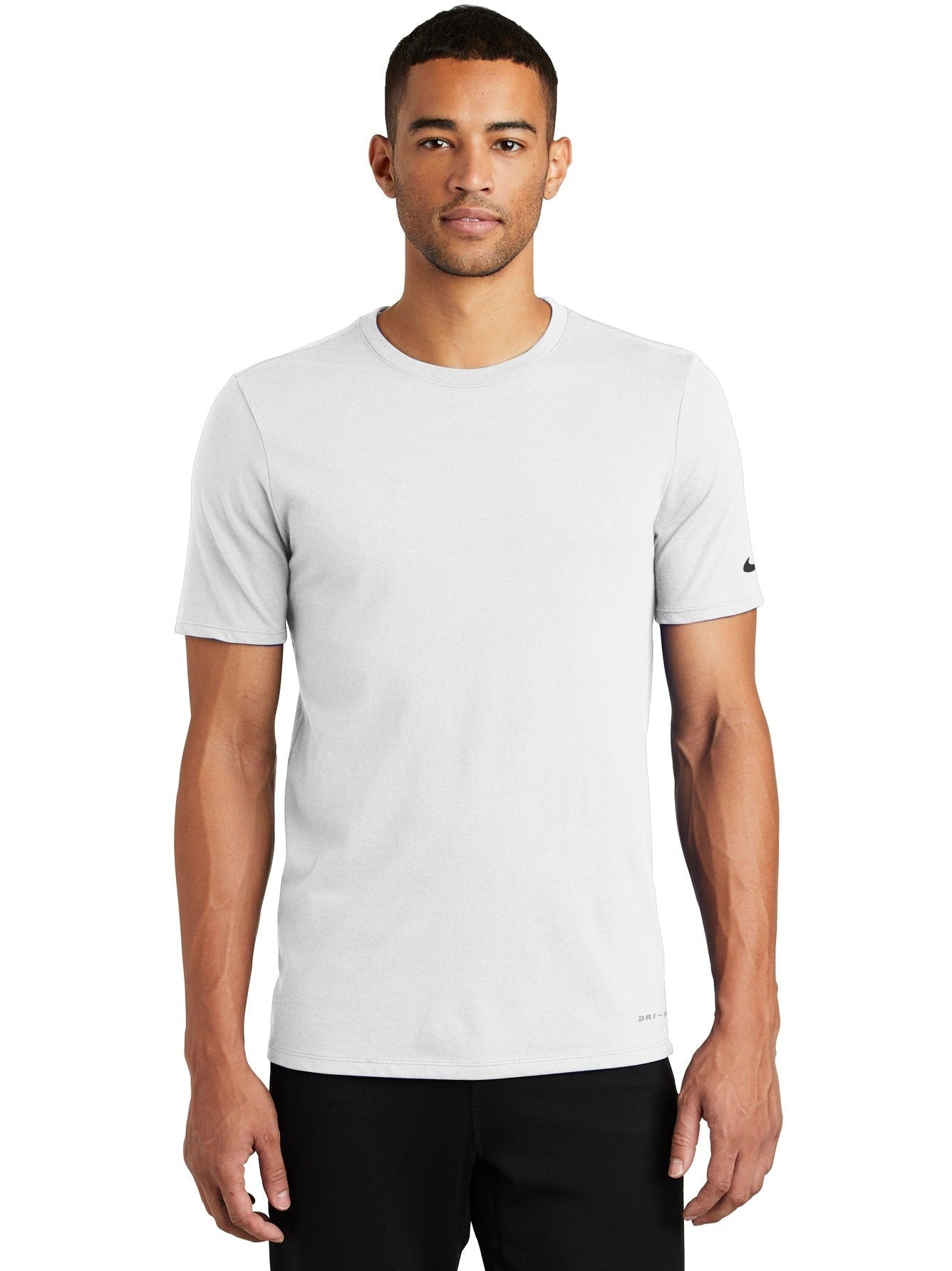 no-logo NIKE Dri-FIT Cotton/Poly Tee-Regular-NIKE-Thread Logic