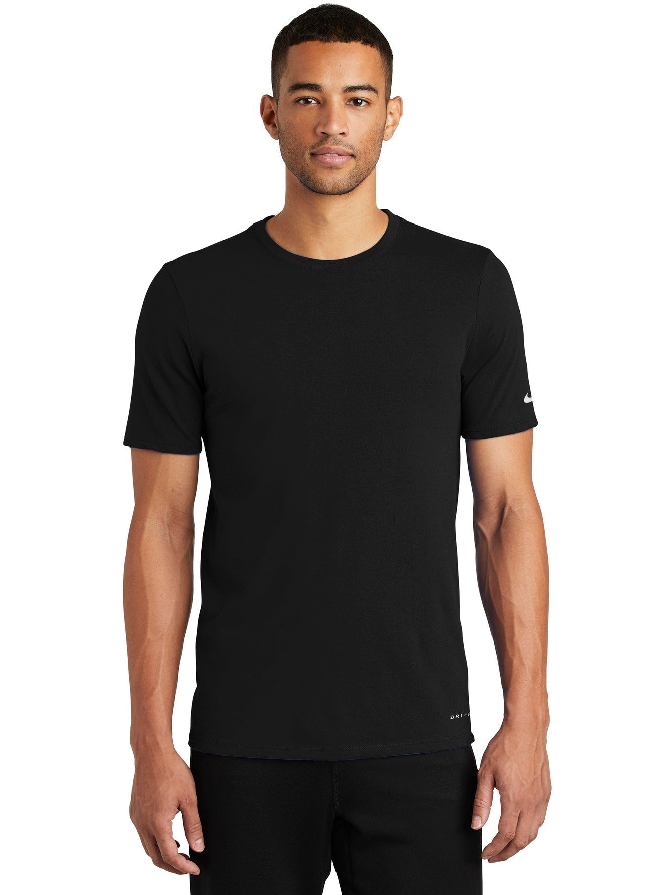 no-logo NIKE Dri-FIT Cotton/Poly Tee-Regular-NIKE-Thread Logic