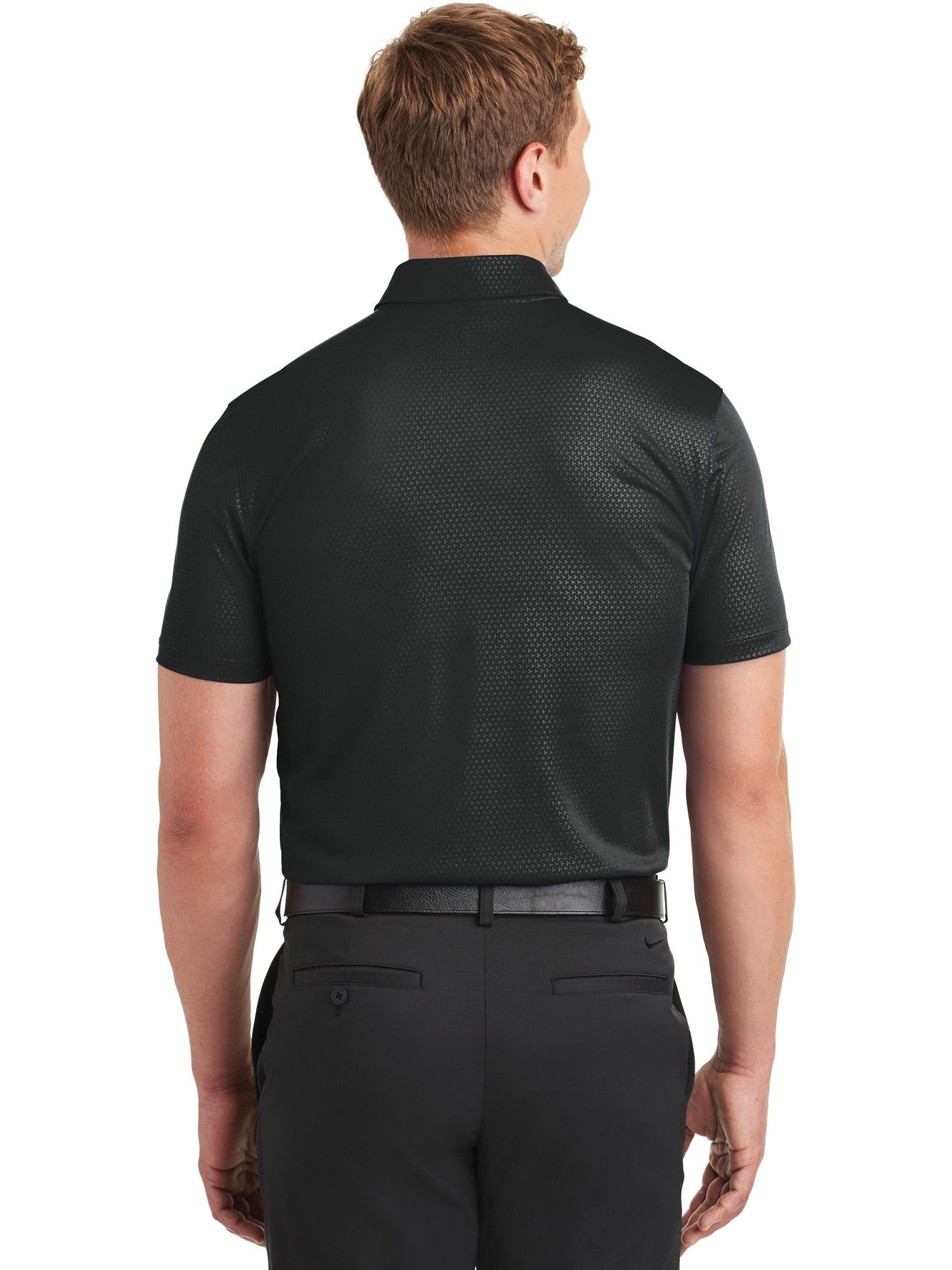 no-logo NIKE Dri-FIT Embossed Tri-Blade Polo-Regular-NIKE-Thread Logic