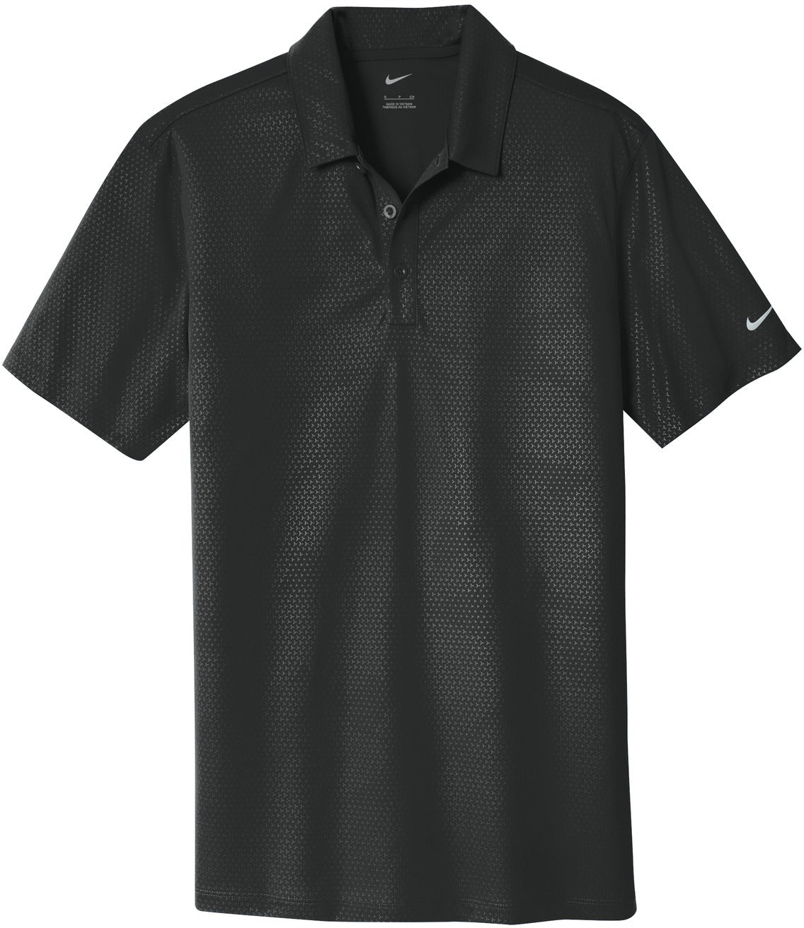 NIKE Dri-FIT Embossed Tri-Blade Polo