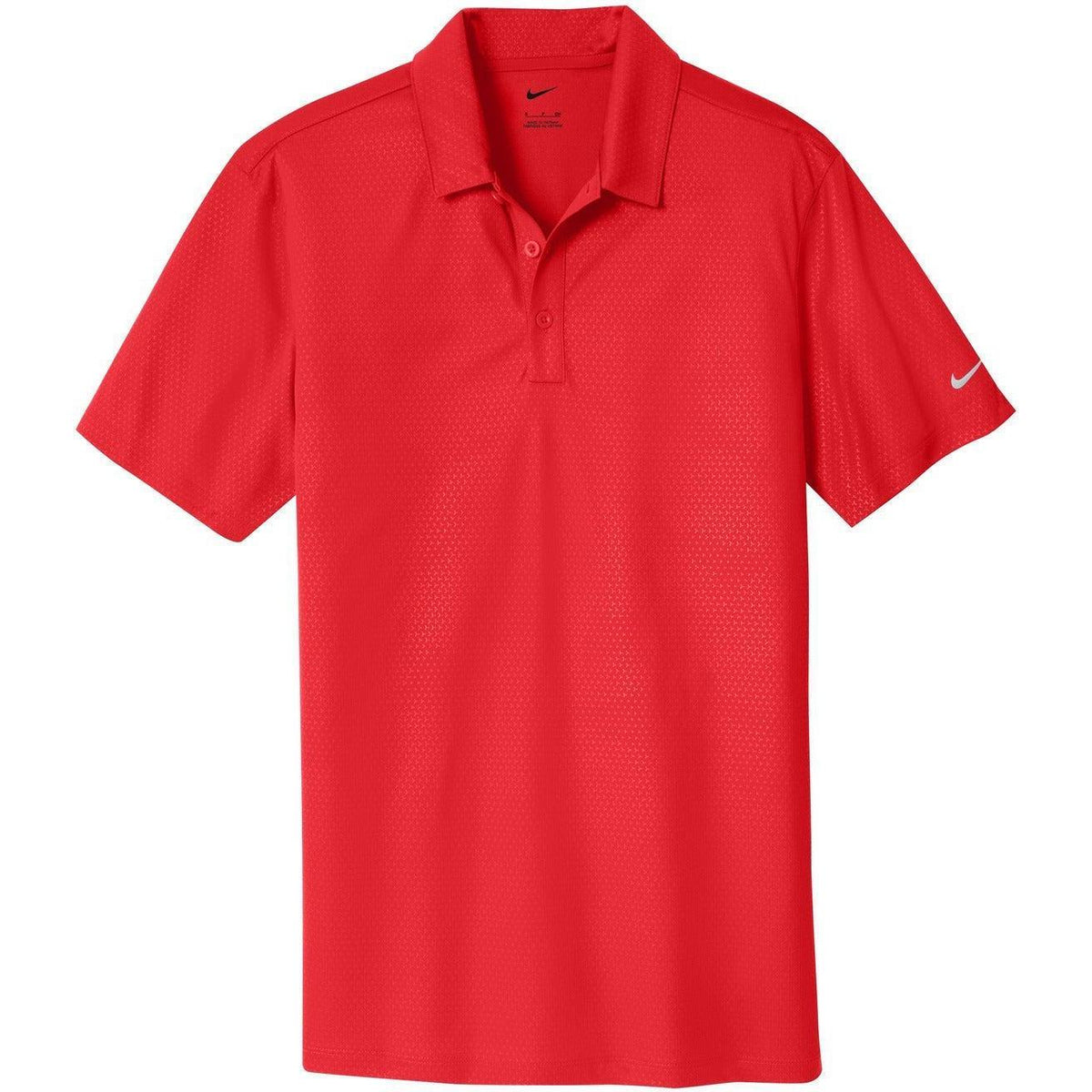 no-logo NIKE Dri-FIT Embossed Tri-Blade Polo-Regular-Nike-University Red-XS-Thread Logic