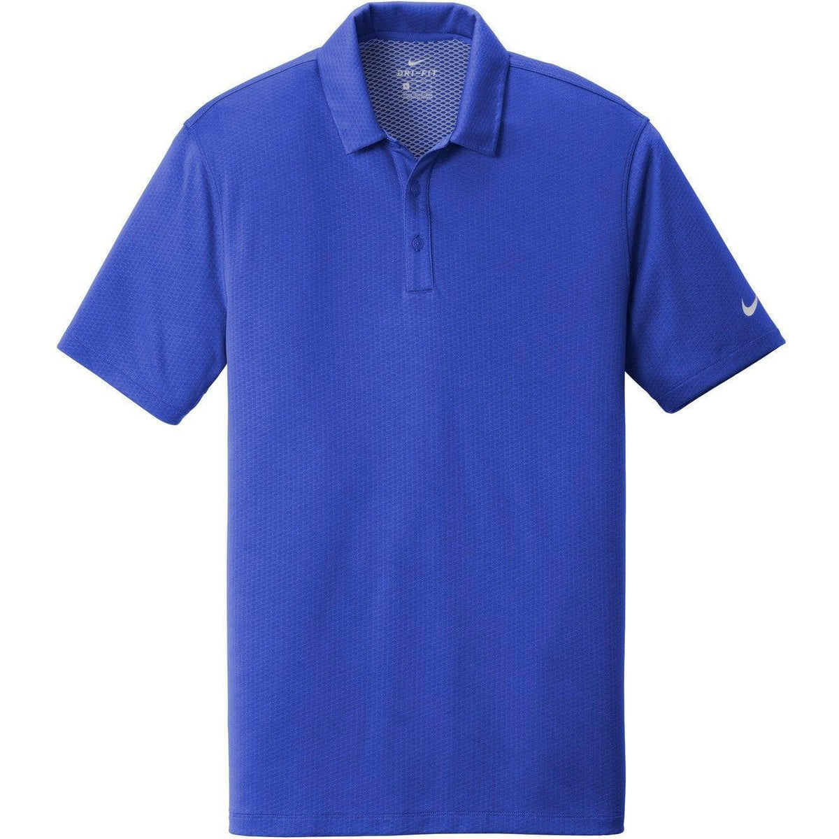 no-logo NIKE Dri-FIT Hex Textured Polo-Regular-Nike-Game Royal-XS-Thread Logic