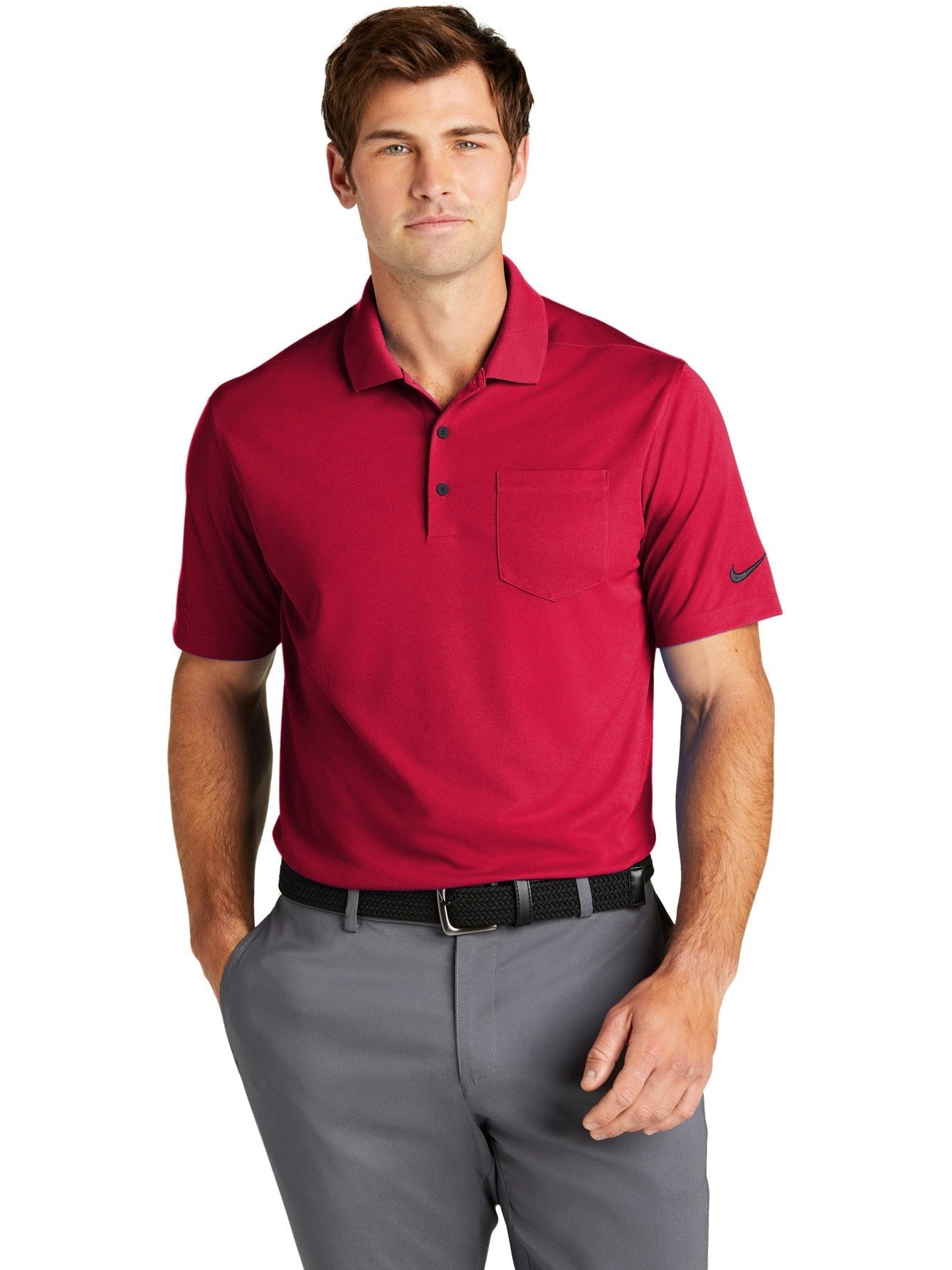 no-logo NIKE Dri-FIT Micro Pique 2.0 Pocket Polo-Regular-NIKE-Thread Logic