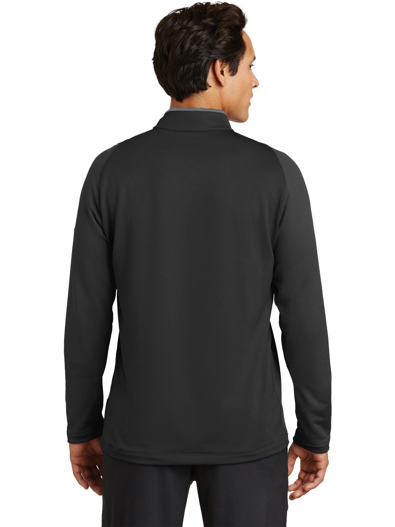 no-logo NIKE Dri-FIT Stretch 1/2-Zip Cover-Up-Regular-NIKE-Thread Logic