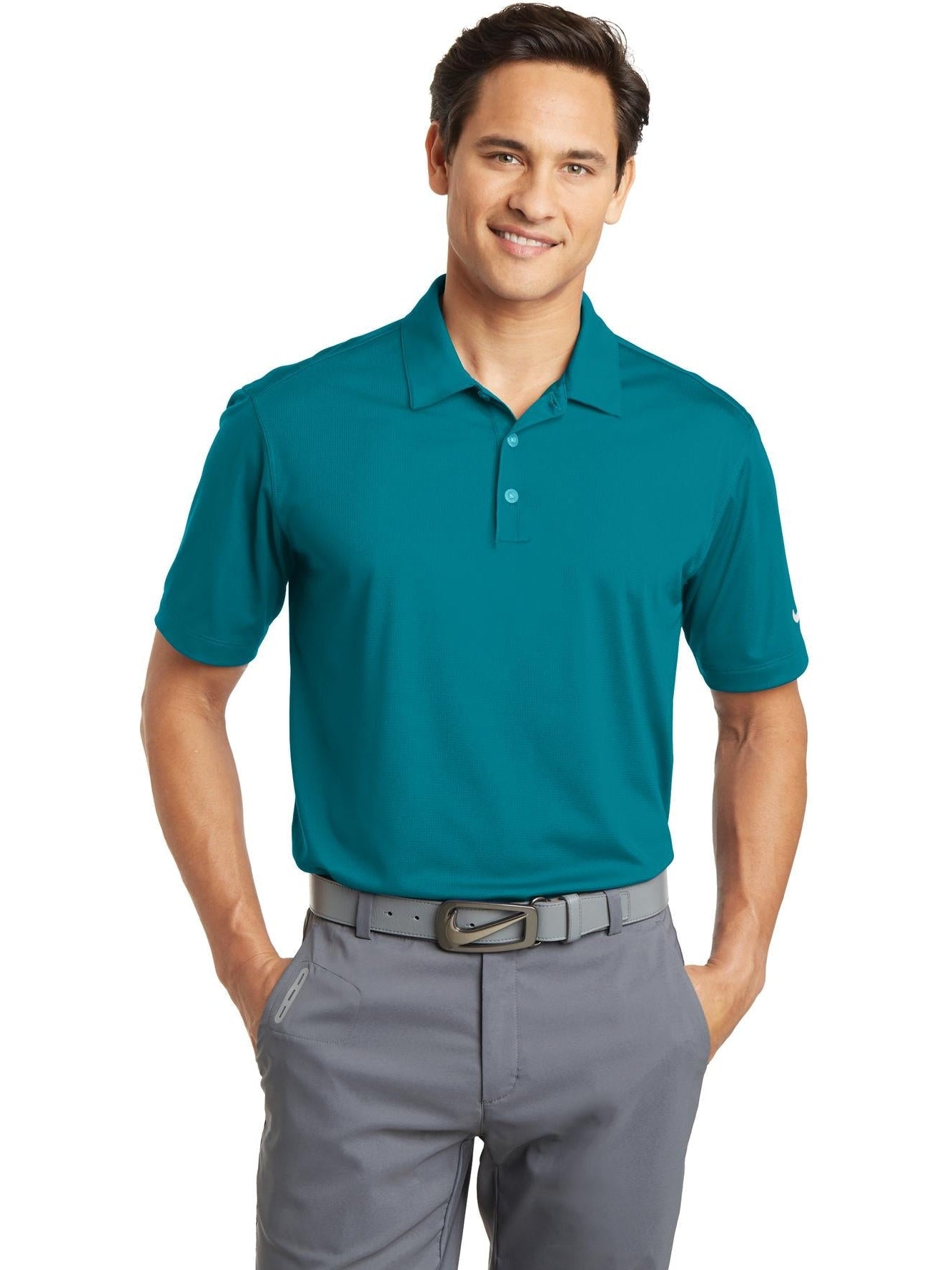 no-logo NIKE Dri-FIT Vertical Mesh Polo-Regular-NIKE-Thread Logic