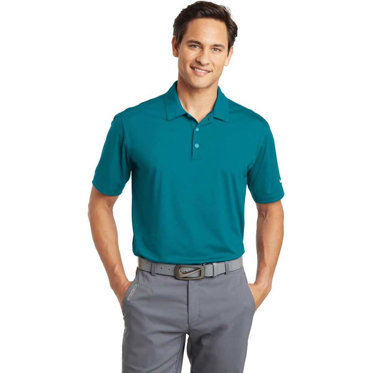 no-logo NIKE Dri-FIT Vertical Mesh Polo-Regular-Nike-Thread Logic