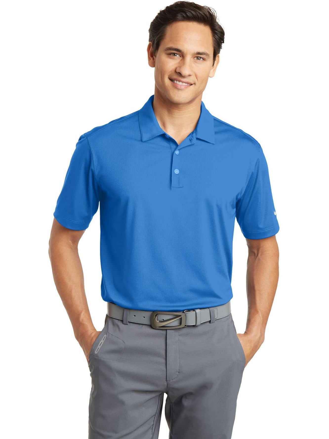 no-logo NIKE Dri-FIT Vertical Mesh Polo-Regular-NIKE-Thread Logic