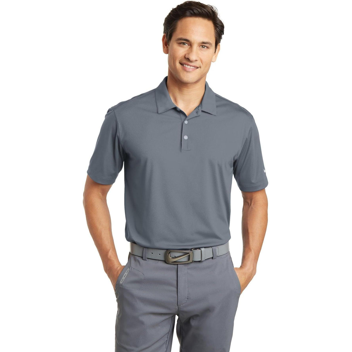 no-logo NIKE Dri-FIT Vertical Mesh Polo-Regular-Nike-Thread Logic